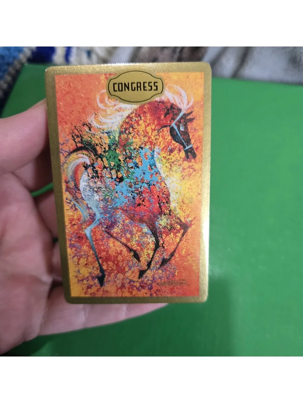 Vintage 70’s Congress Playing Cards Complete Multicolor Horses. New In Package